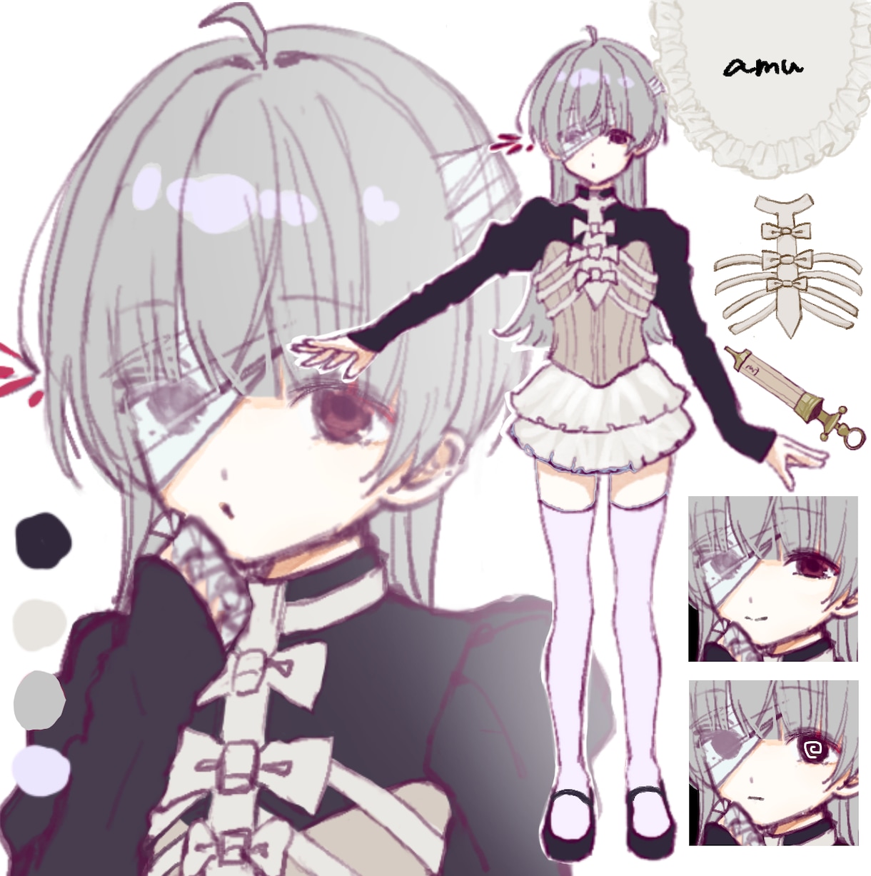 貴方だけのコテキャシート作成致します キャラデザインも一緒に考えます♪ イメージ1