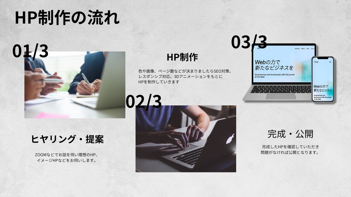 集客につながるHPを制作します 集客と信頼性を両立するHPを制作します イメージ2