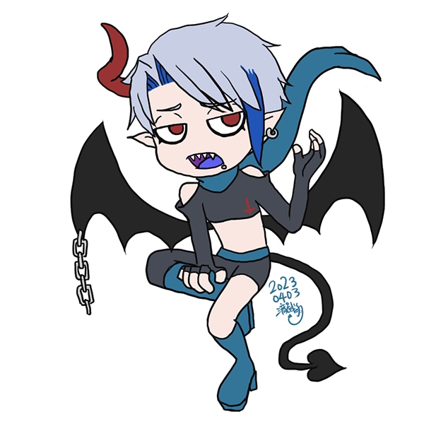 SNS系のデフォルメミニキャラアイコン描きます 貴方だけのキャラを可愛くカッコよく誕生させます！ イメージ1