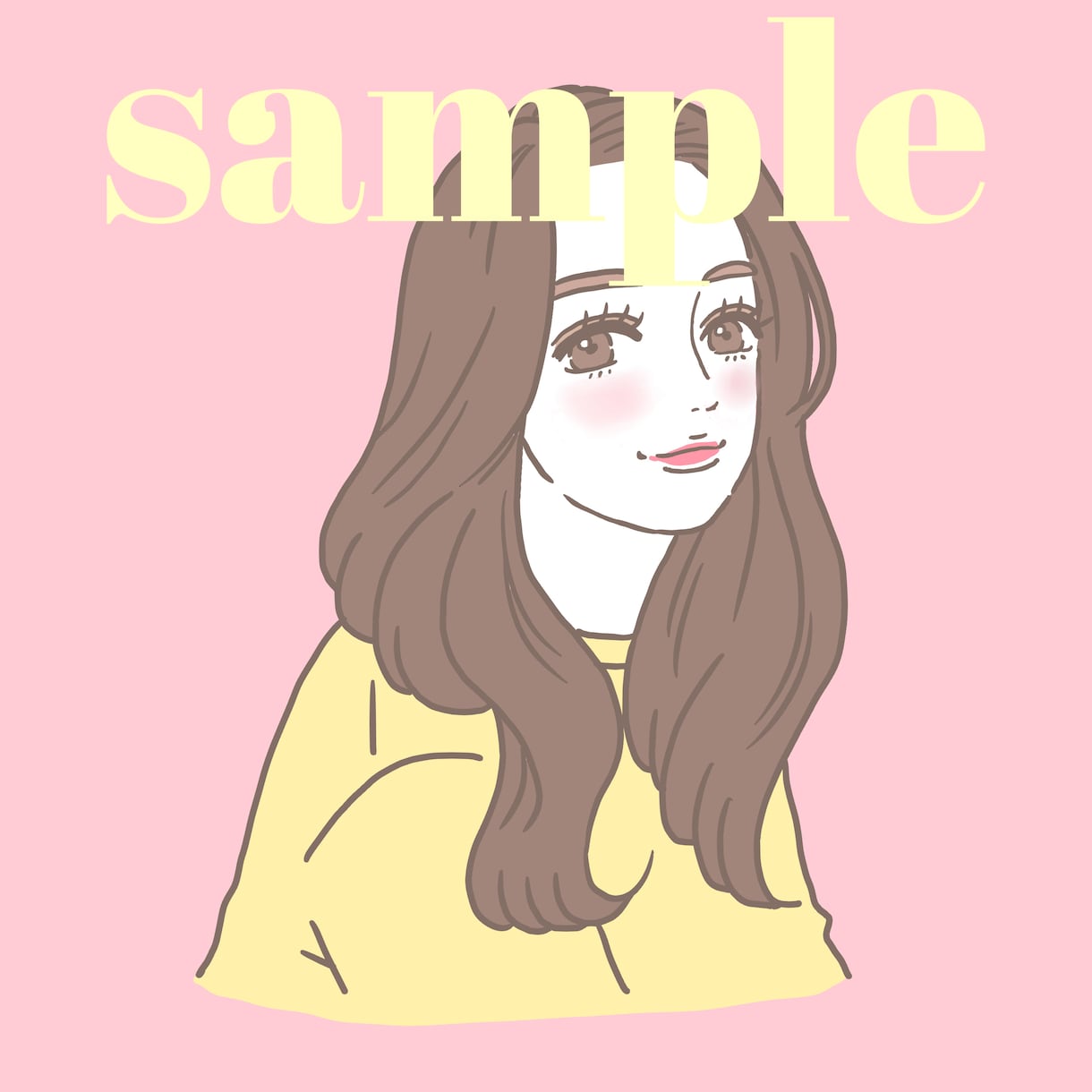 商用可！茶線バージョンイラスト描きます 茶線/ジム/シンプル/挿絵/占い/ふわふわ/星座 イメージ6