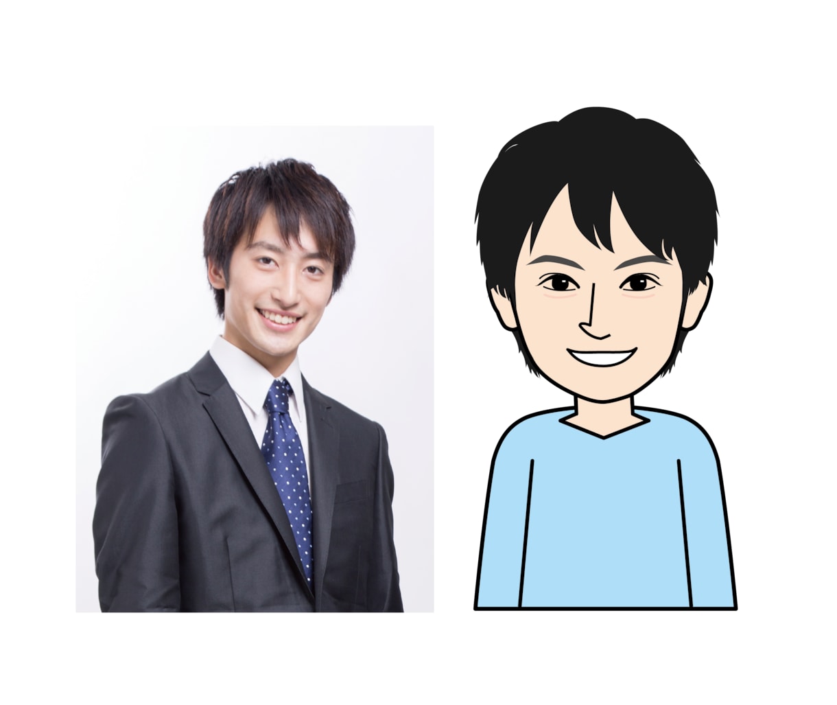 ビジネス用の使いやすい似顔絵イラスト描きます SNSや名刺、チラシなどにどうぞ！ イメージ2