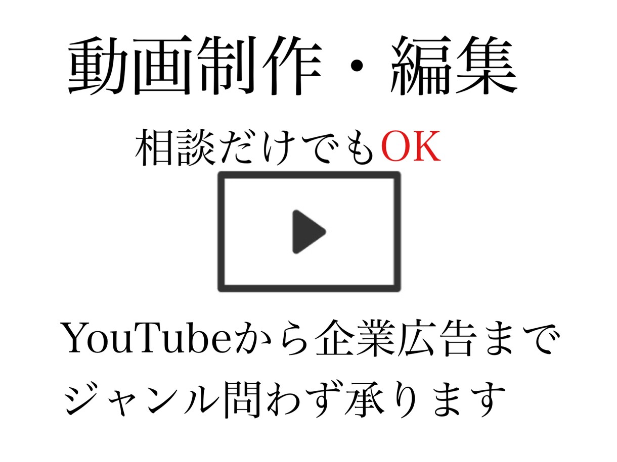 ジャンル問わず動画編集承ります どんな要望でも一度お聞かせください! イメージ1