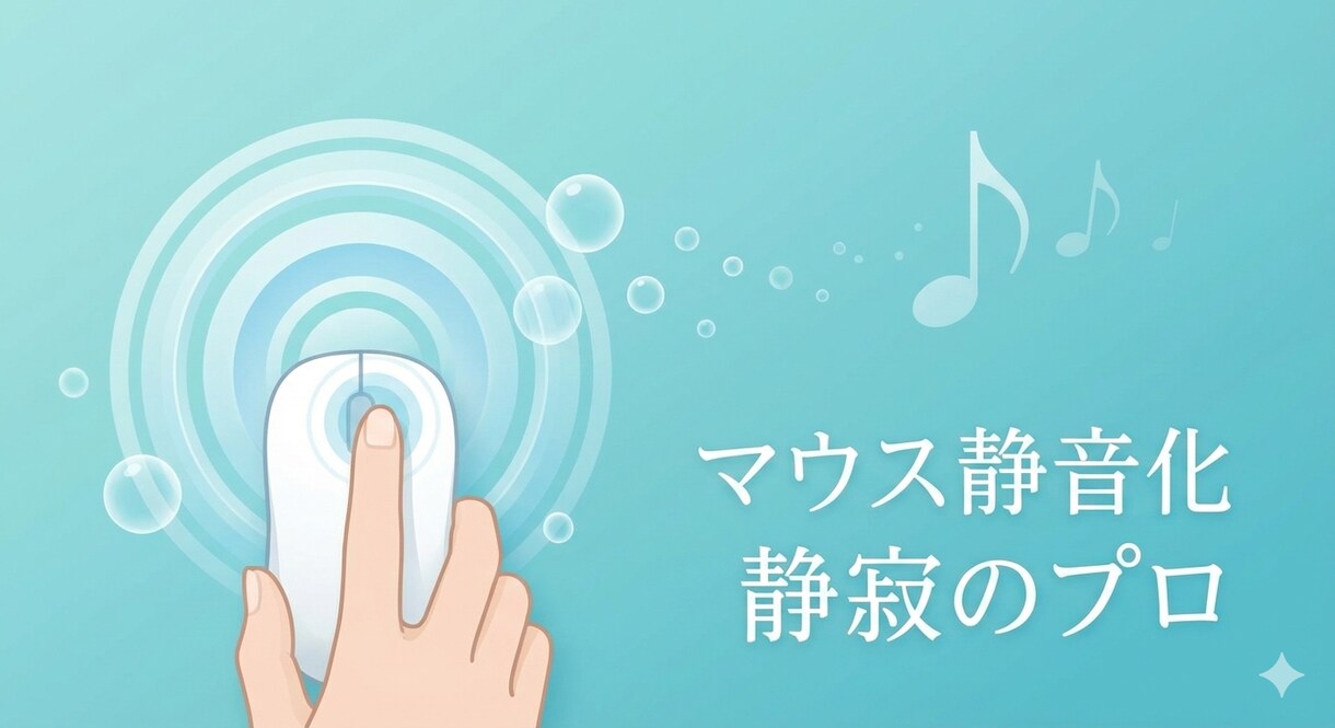 カチカチ音を解消！マウスの静音スイッチ交換代行ます Web会議や夜の作業に！現役エンジニアが丁寧に作業します イメージ1