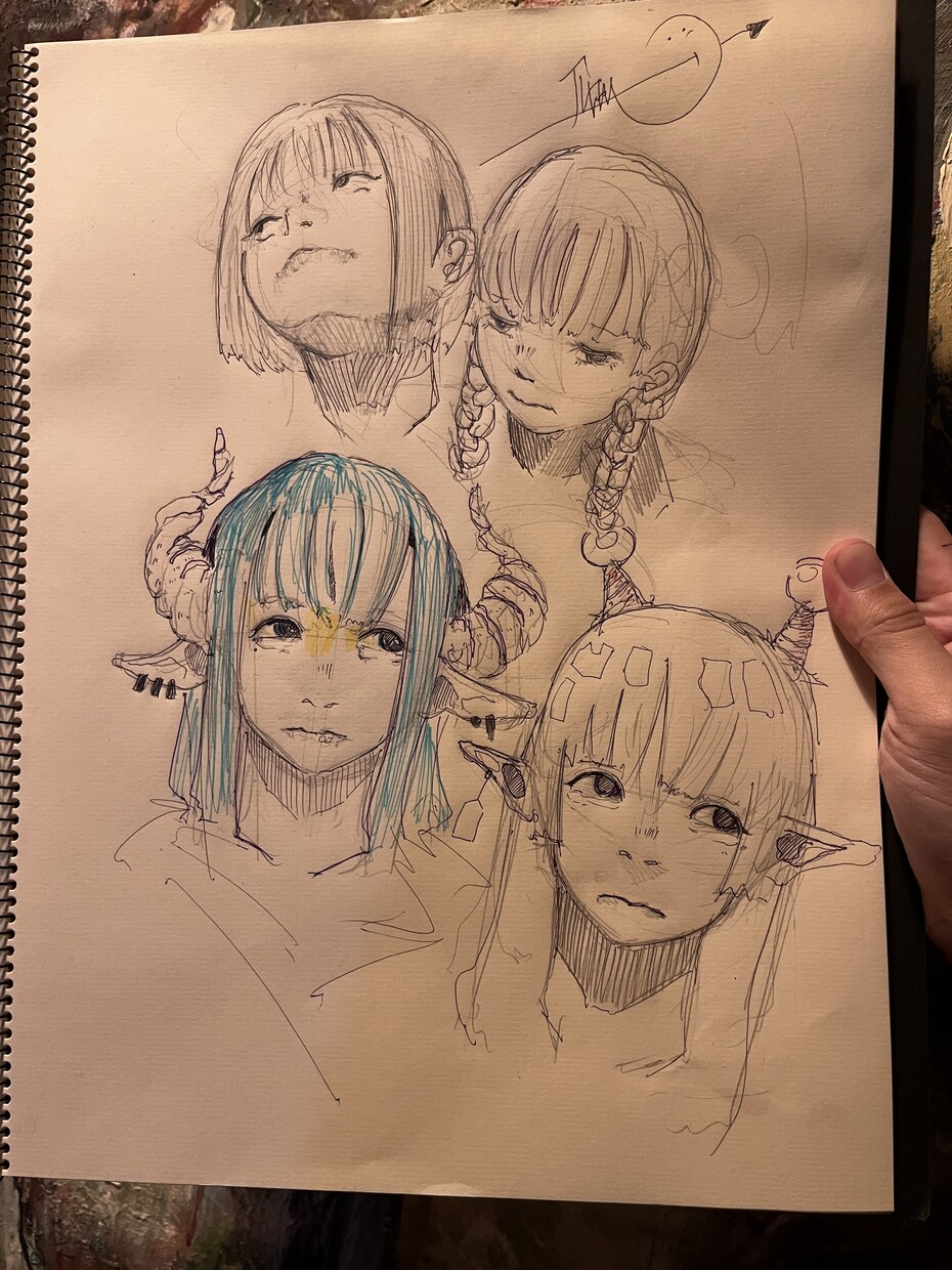 キャラクターデザインやコンセプトアートを提供します デザイン設定を提供致します。似顔絵等も受け付けております。 イメージ2