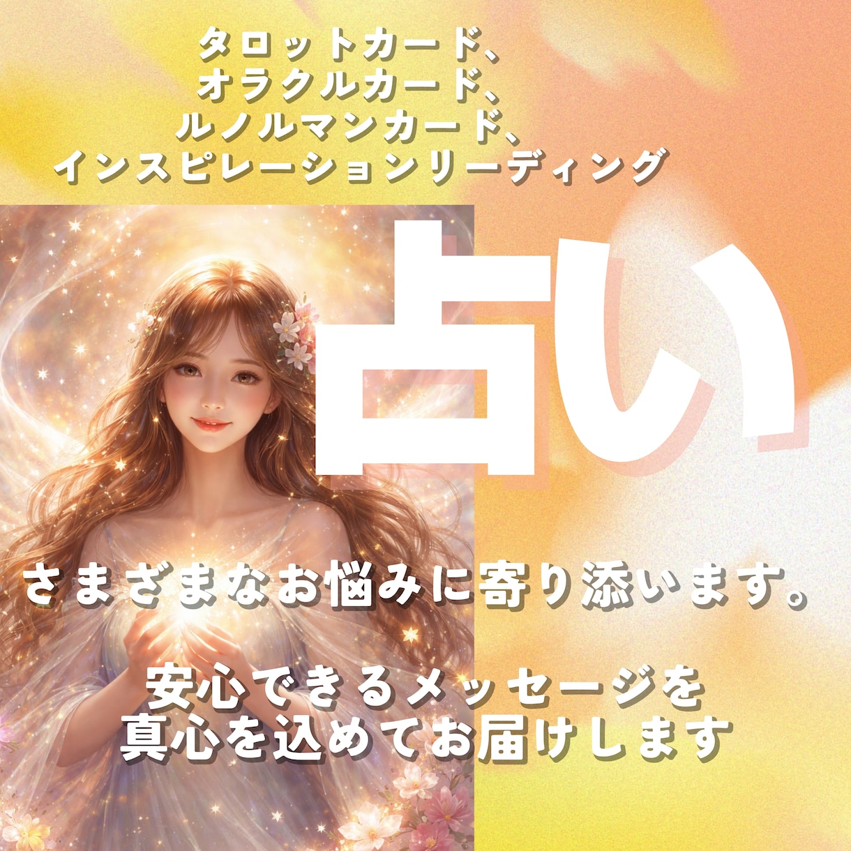 寄り添うことを大切に❀心を込めて占います 恋愛、全般なんでも。話しにくいお悩みも占います❀ イメージ1