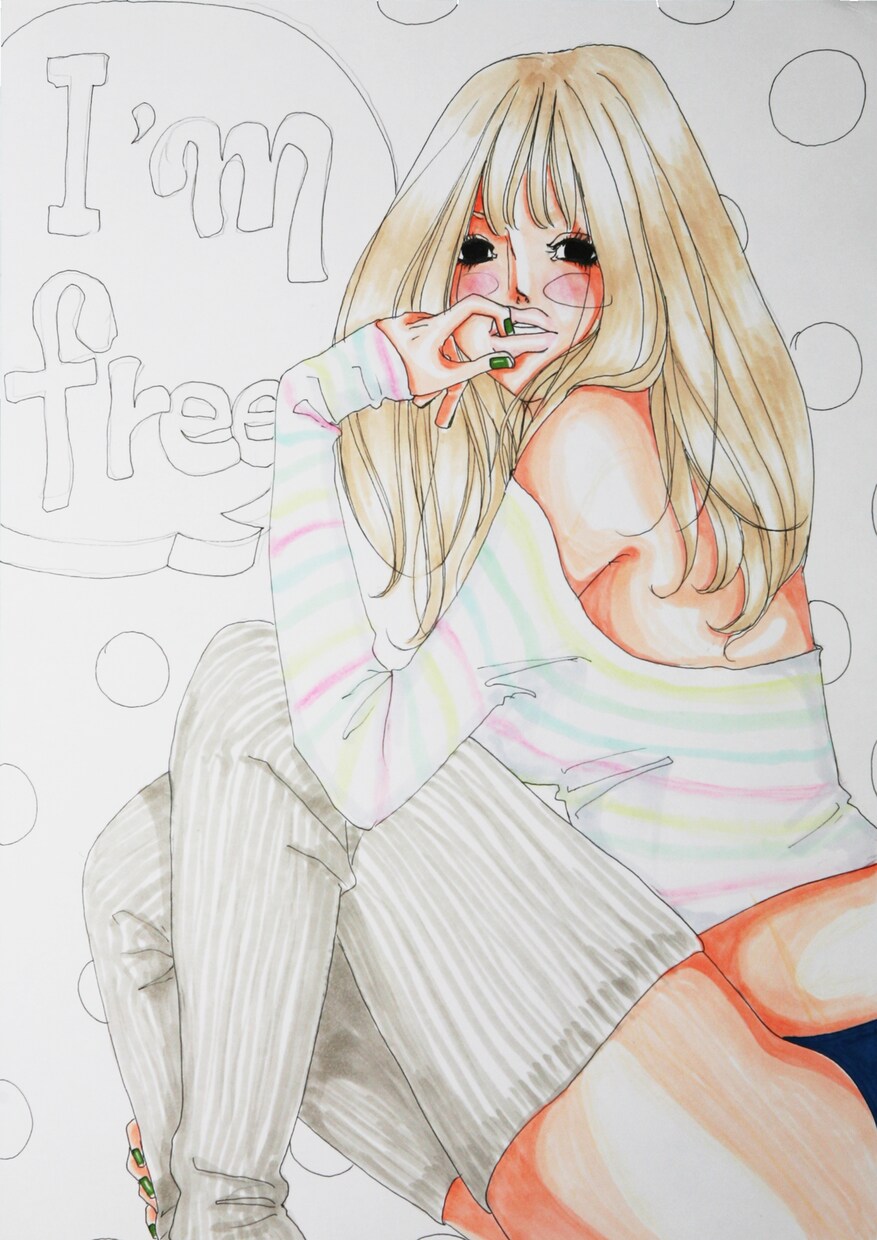女性向けファッションピープル描きます 雑誌、広告、web挿絵やメインイラスト、個人受注も承ります。 イメージ1