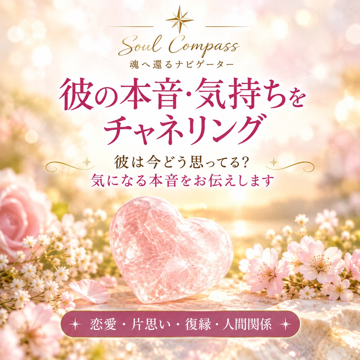 彼の本音・今の気持ちをチャネリングし、読み解きます 彼は今何を思っている？気になる本音をお伝えします。 イメージ1