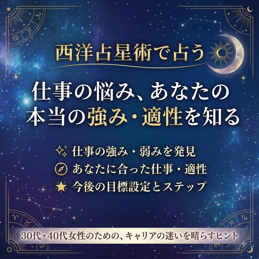 モニターさん募集しています 西洋占星術であなたの本質と強みを鑑定します イメージ1