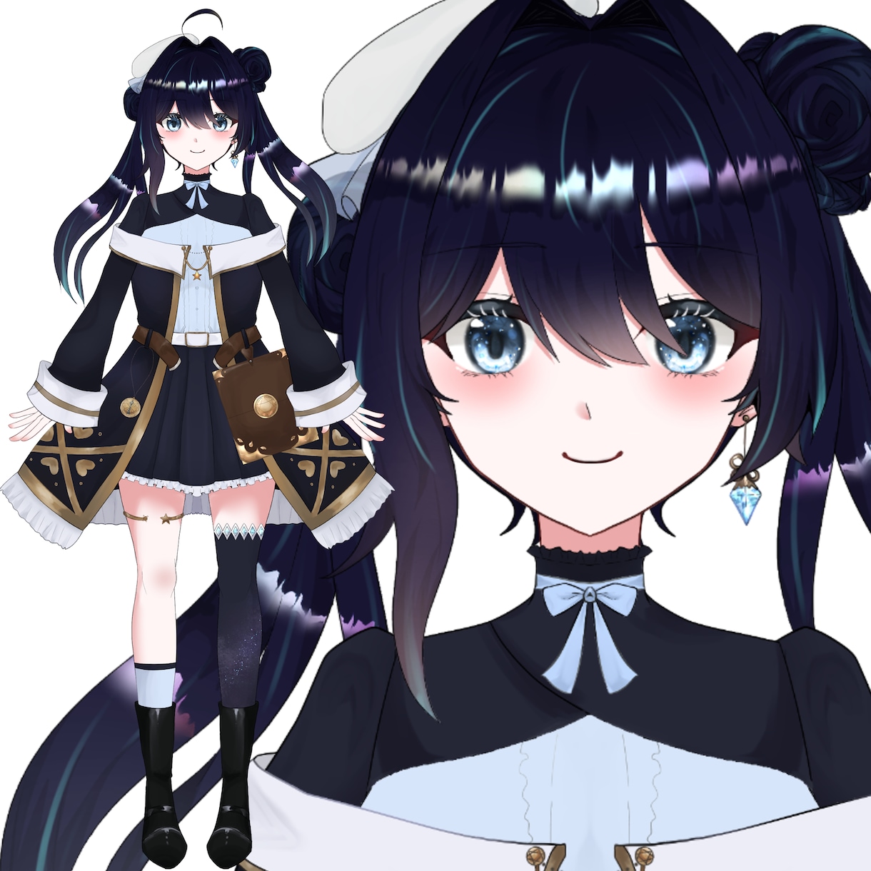 キャラデザ～パーツ分け済み立ち絵制作します キャラデザのみ・立ち絵制作のみでも可！モデリングまで一括も◎ イメージ4
