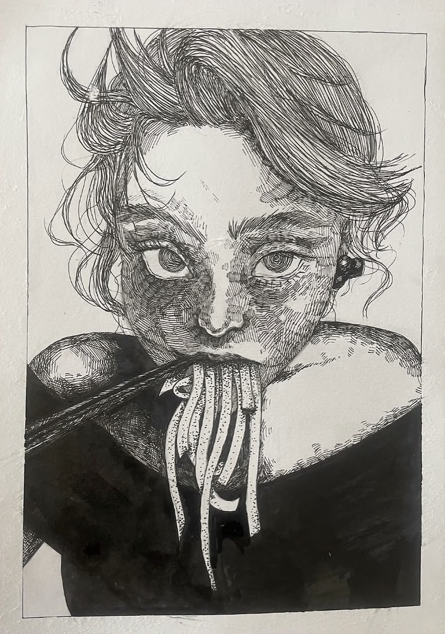 snsのアイコンや一枚絵などを描かせていただきます 雰囲気のあるかっこいいイラストをお届けします。 イメージ7
