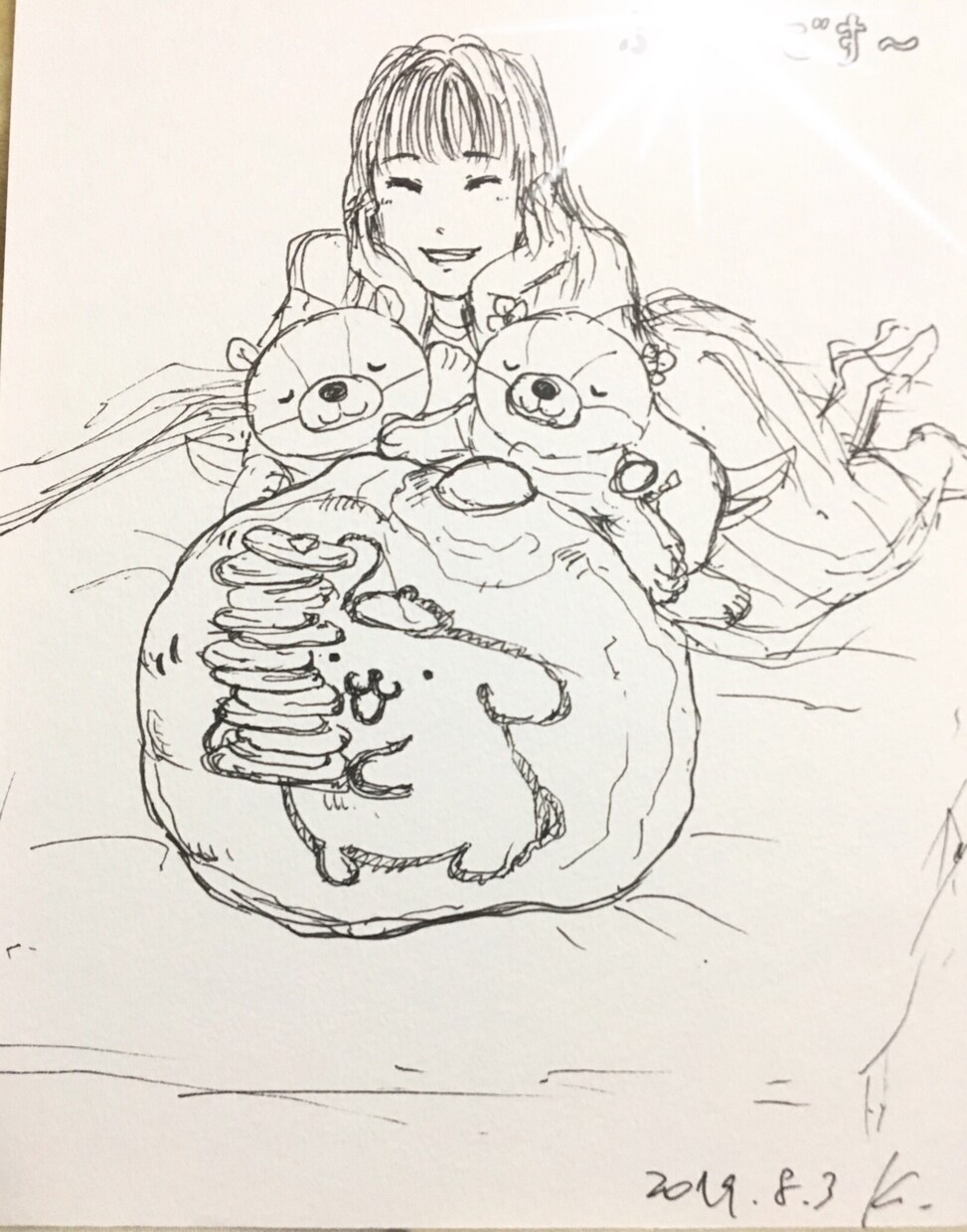 動物の絵を描きます あなたの家の可愛い家族を描きます イメージ5