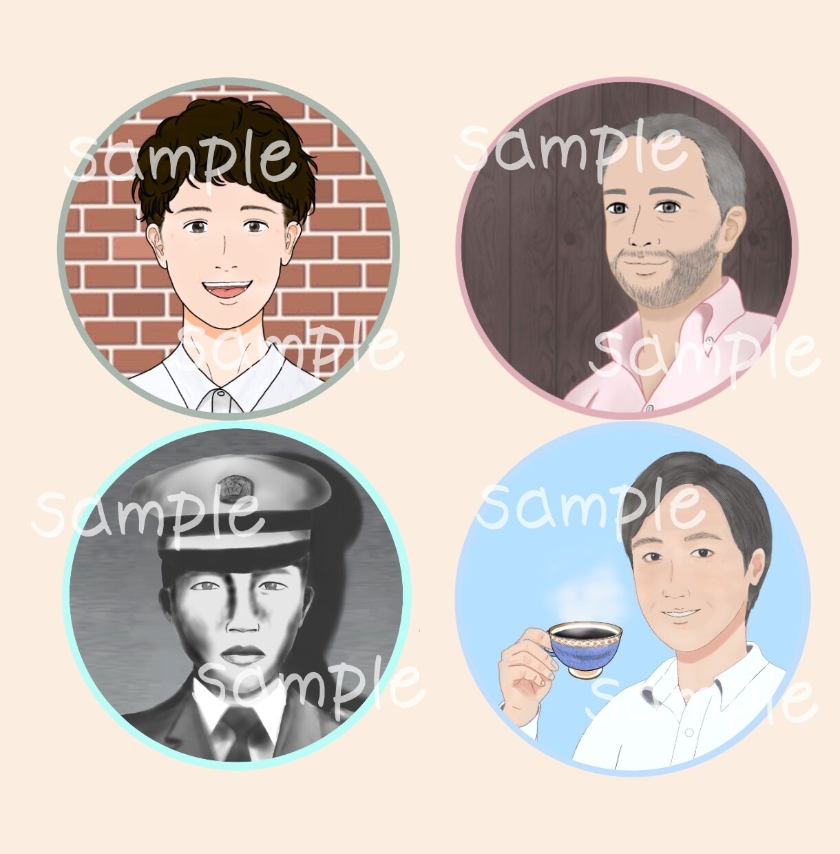 修正は無制限【商用可】SNSアイコン作成します どんな画風でもOK！写真なしのイメージだけでもOK！ イメージ8
