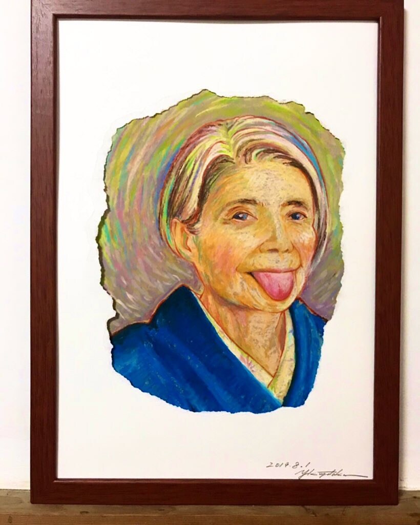 家を彩るアートを提案致します クレパスの温もりを活かして笑顔の似顔絵をお描きます。 イメージ2