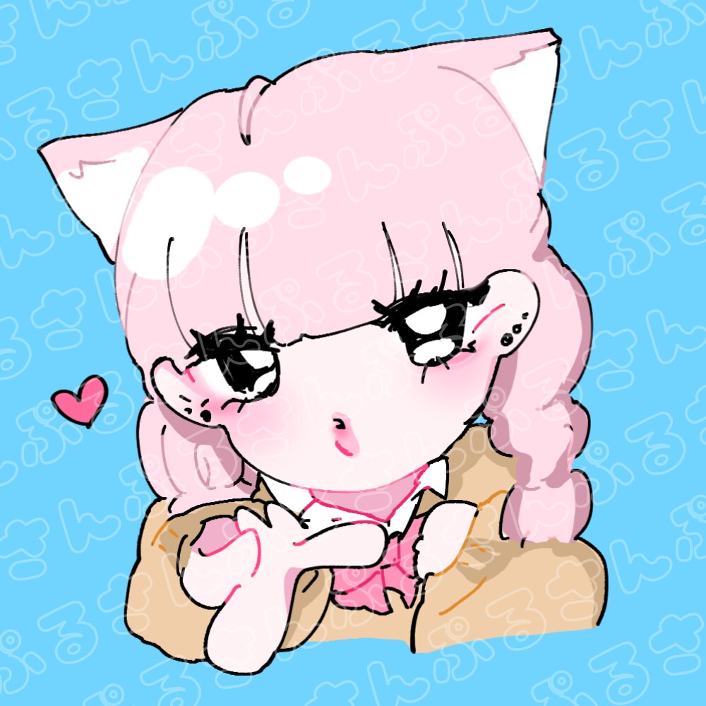 POPな女の子のアイコン描きます アイコン・グッズなどにおすすめ！！ イメージ1