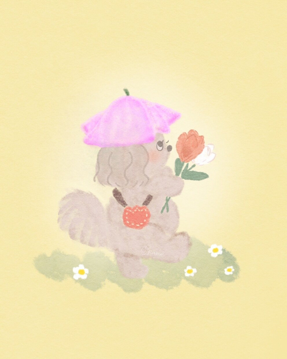 ふんわり優しい雰囲気のアイコンお描きします 《絵本のような優しいイラスト》 イメージ4