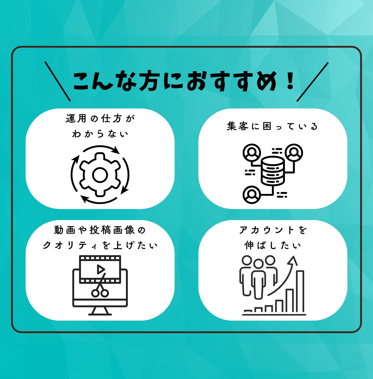 SNS運用を「利益を生む」仕組み化いたします 投稿なしOK / コンテンツ作成から運用まで /集客 イメージ2