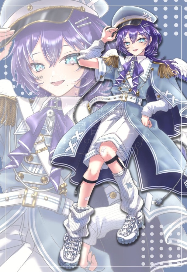VTuber立ち絵・IRIAM・一枚絵他 描きます Live2Dパーツ分け・歌みた・サムネ・三面図・ロゴOK! イメージ7