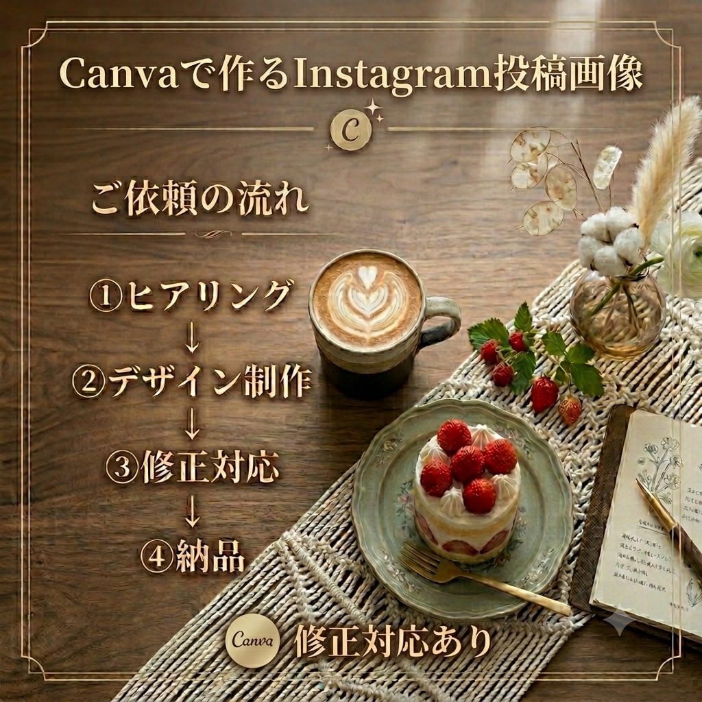 おしゃれなInstagram画像作ります 思わず足を運びたくなる投稿作りをお手伝いします イメージ6