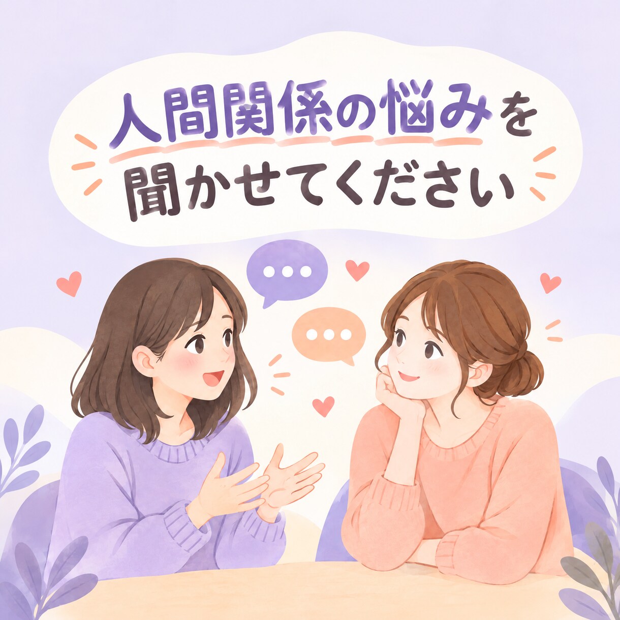 愚痴や悩みを否定せずにじっくり聴きます 誰かに話したい気持ちを安心して受け止めます イメージ7
