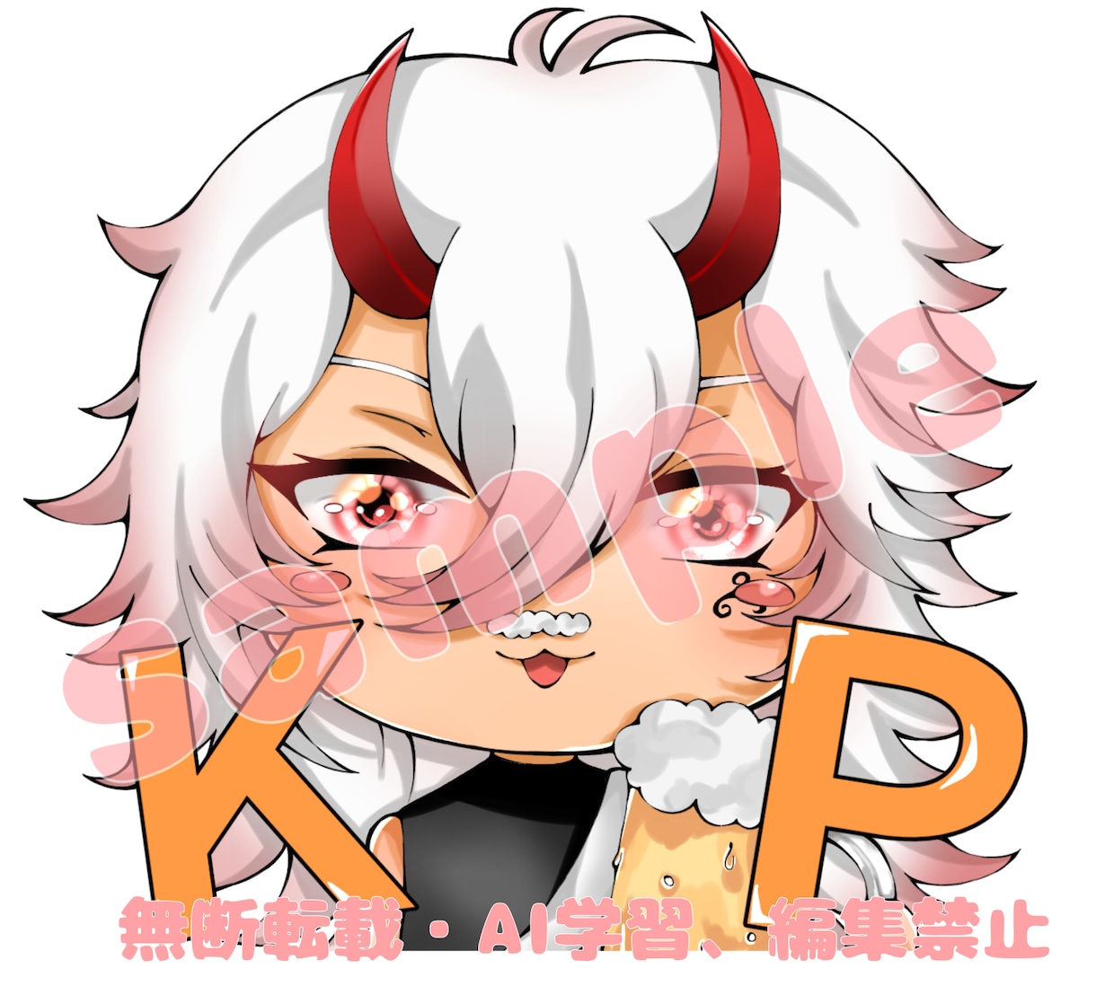 サブスク専用イラスト描きます デフォルトでサブスクに使えるイラストになります イメージ2