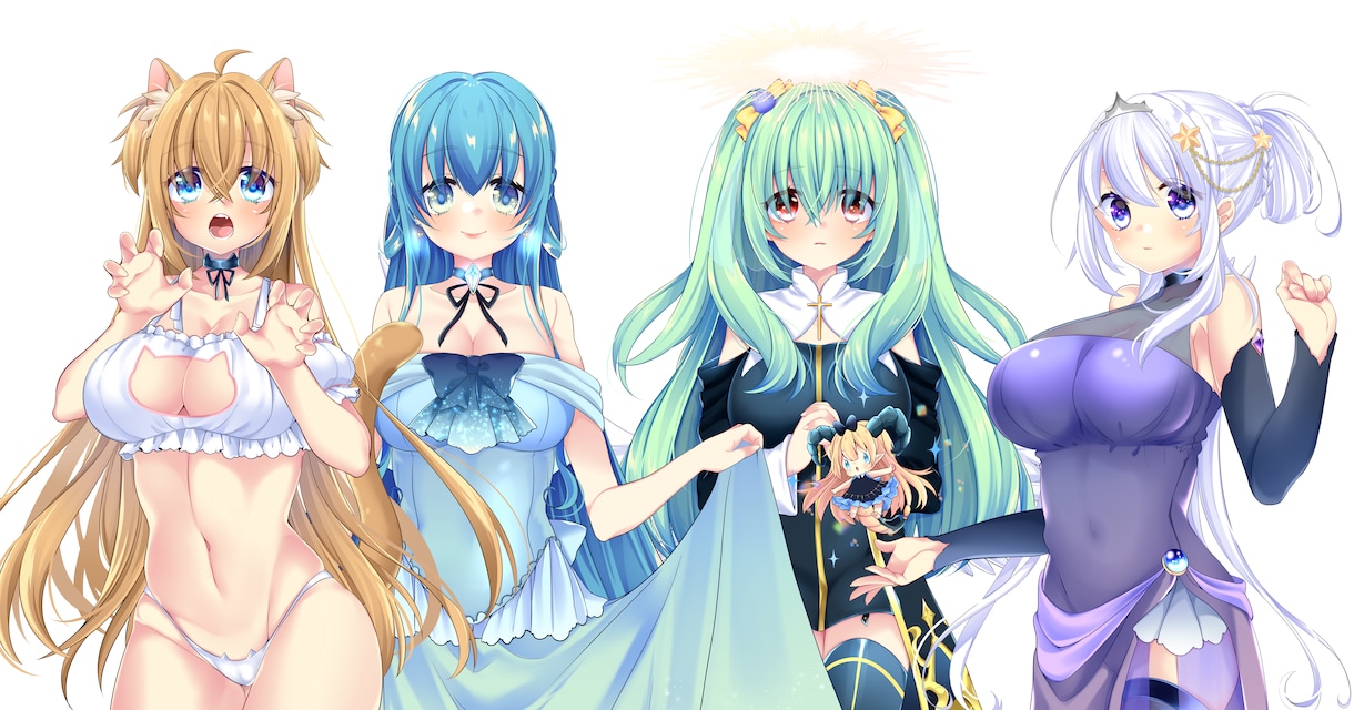 キャラクターデザインを受け付けております 萌え系の女の子やイケメンの男子を描かせていただいています！ イメージ4