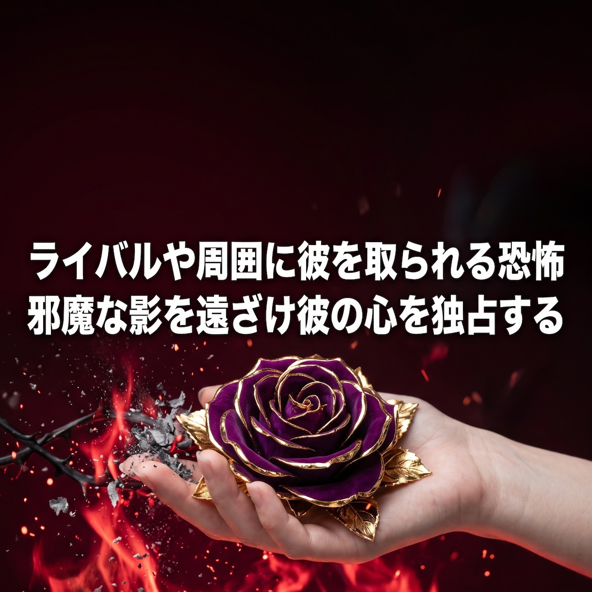 一番に選ばれない恋を塗り替え本命の座へ導きます 後回しにされる屈辱を焼き払い、彼が深く尽くす唯一の本命へ！ イメージ7