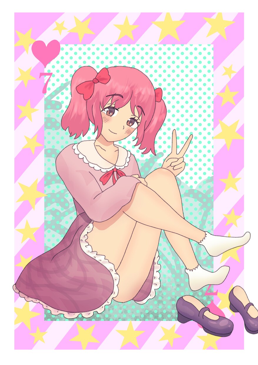 キャラクターの一枚絵を描きます 美しい光に包まれたキャラクターを、あなた好みの絵柄で。 イメージ8