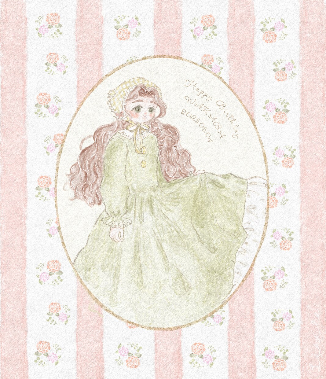 絵本のようなあたたかみのあるイラストをお描きします 女の子／こども／ファッションイラスト◎１枚絵にいかがですか？ イメージ2