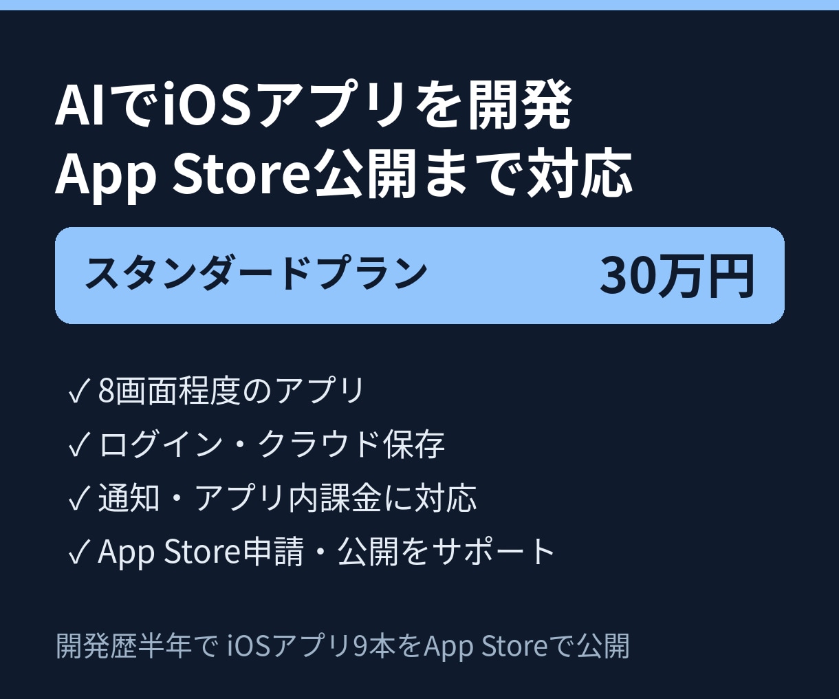 ログインや課金付きのiOSアプリを開発します クラウド保存・通知・課金まで対応。審査対応もお任せ イメージ1