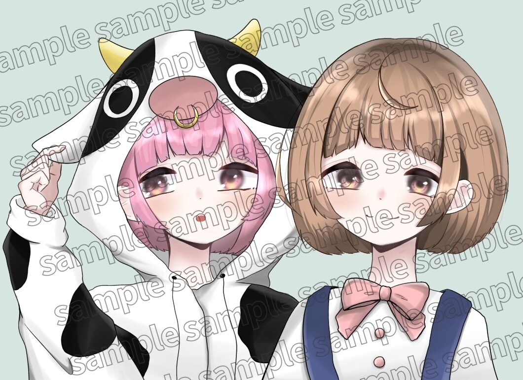 SNSのアイコンなどに使えるイラスト描きます 胸上までのイラストを描きます！ イメージ2