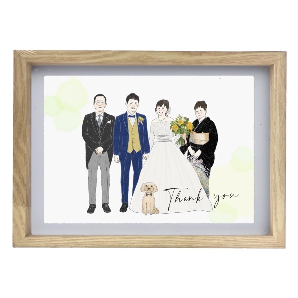 ご依頼いただいた似顔絵をフレーム印刷します 似顔絵依頼後の追加依頼専用ページです！ イメージ3
