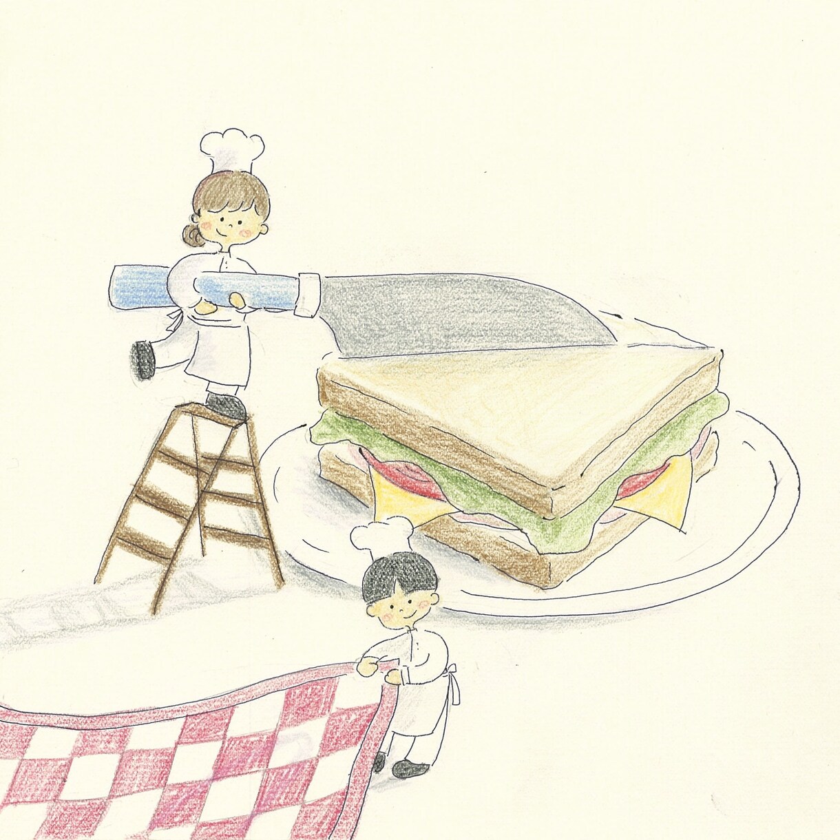 絵本風！やさしく温かいタッチのイラスト制作します 保育・地域・女性向けのやさしいイラスト制作承ります。 イメージ8