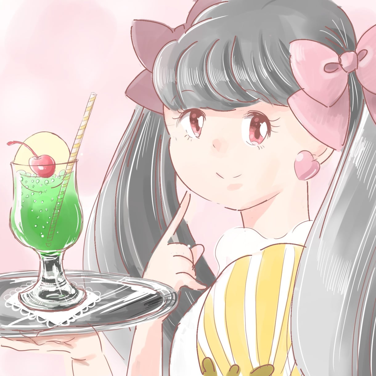 イラスト制作☆可愛い萌え系タッチで描きます SNS用アイコン、ヘッダー、似顔絵、1枚イラストなどに♪ イメージ4