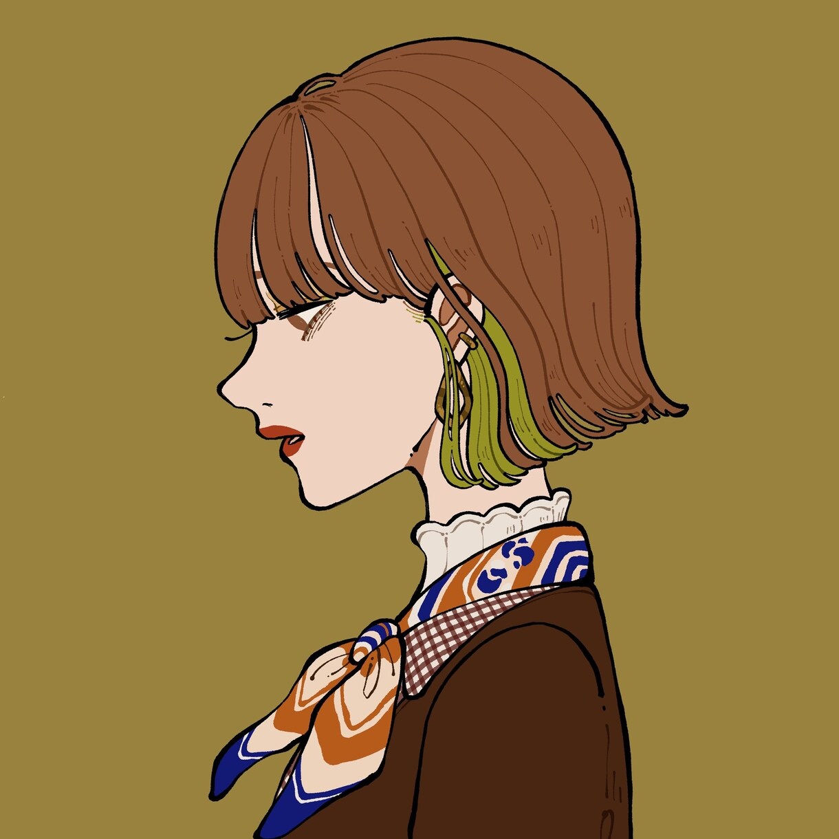 魅力的な表情のイラスト描きます アイコン・プレゼント用・鑑賞用・オリキャラ イメージ7