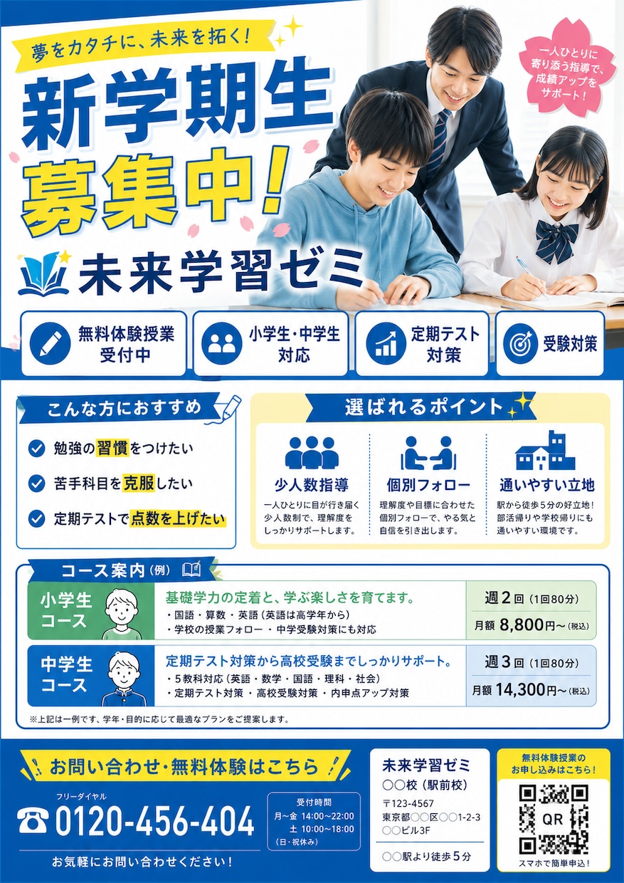 集客につながる店舗チラシを即日制作します 文章作成対応｜最短即日納品可能 イメージ4