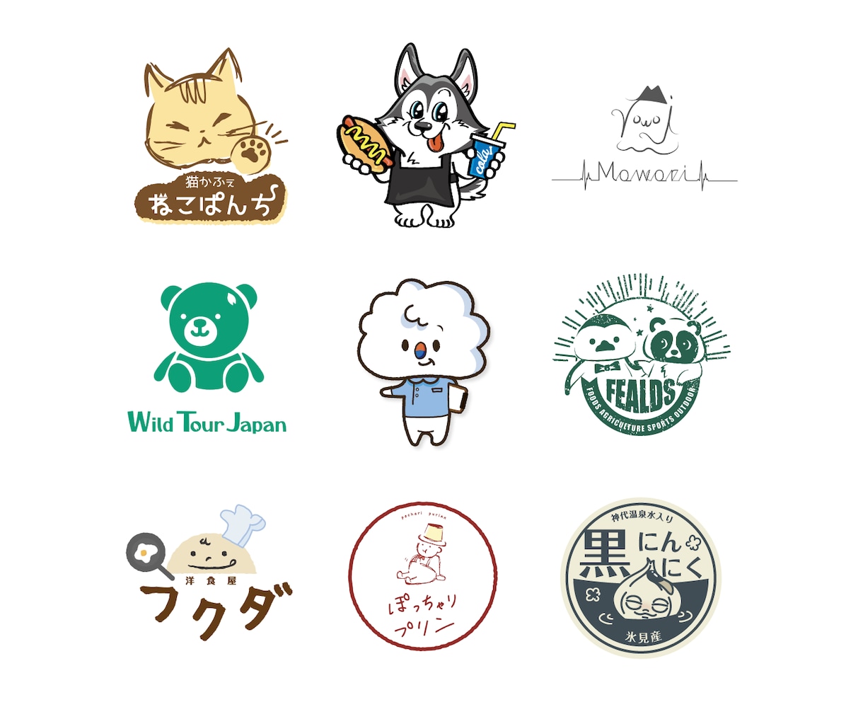 温かみのあるほっこりキャラクター作ります 商用利用OK・Illustratorデータ納品 イメージ5