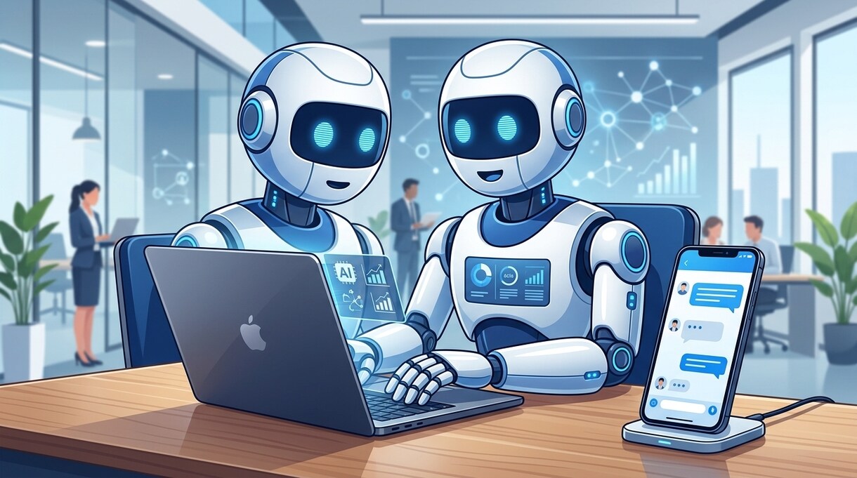 人件費削減！24時間対応のAIサポートを構築します 顧客対応を自動化。御社専用のAIが24時間接客します！ イメージ1