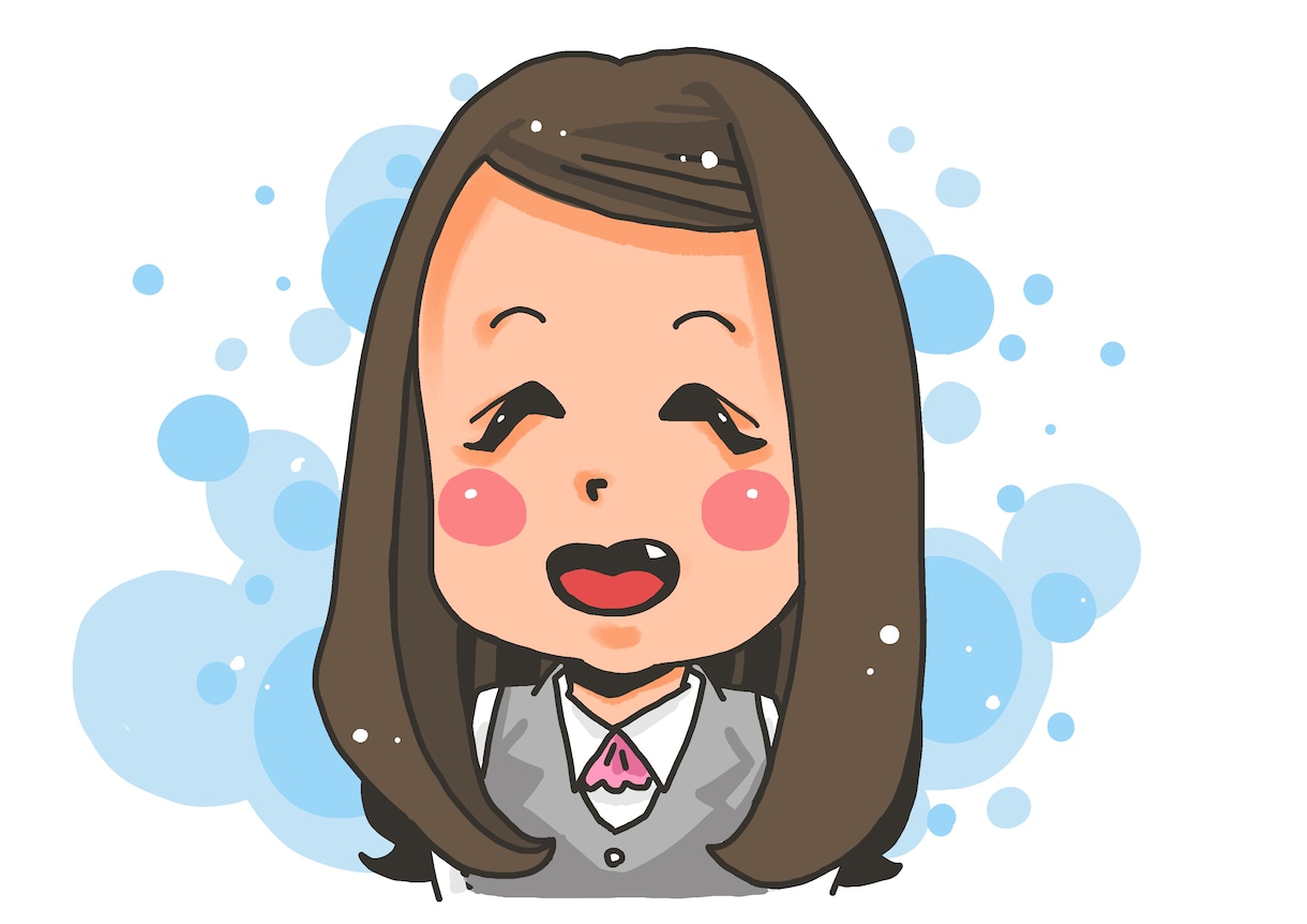 即日対応可！名刺・アイコン似顔絵をお描きします 文字なしで、シンプルな一人描き専用です☆ イメージ3