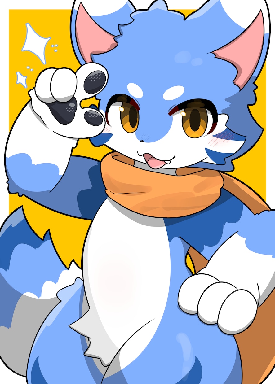 ケモノキャラクターを1枚絵に1体描きます ケモノな男の子を描くのが得意です！魅力的に仕上げます！ イメージ2