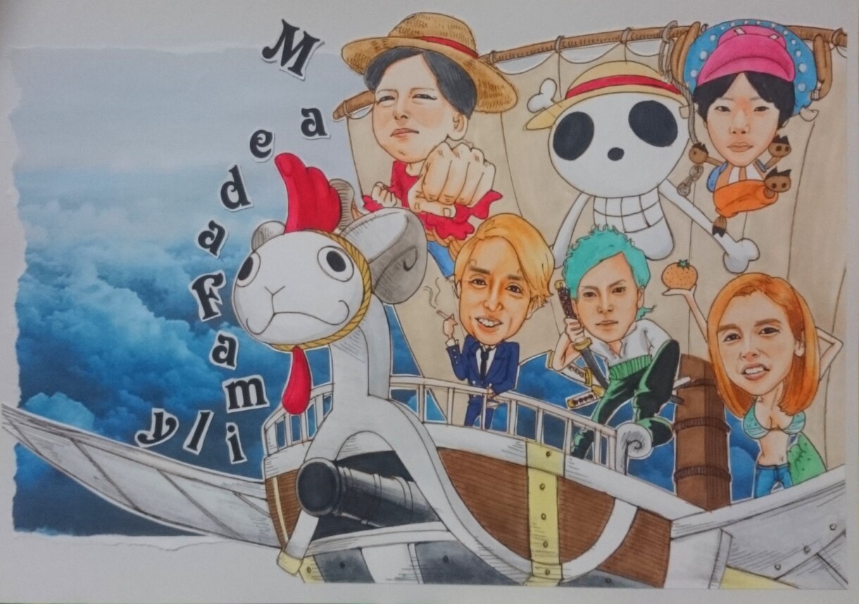 何でも似顔絵オーダー承ります 人・もの・ペットなんでもOK!「他にない」をお求めの方へ イメージ9