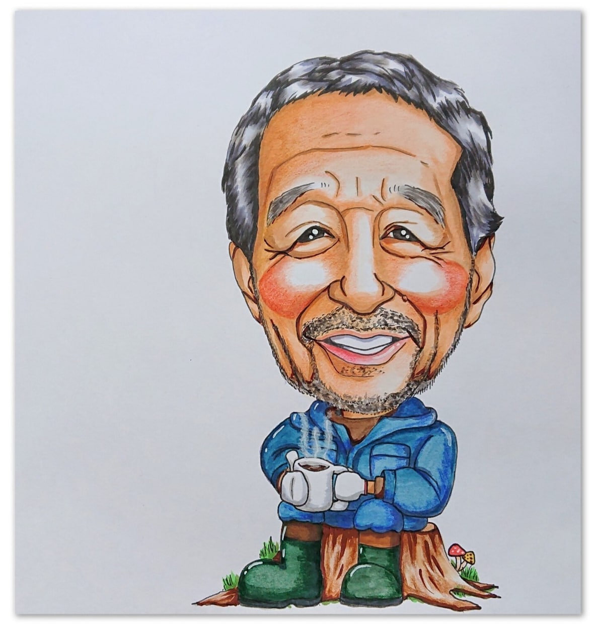 可愛い 似顔絵 ☆お写真からお描きします 想いを伝えたい大切な人へのプレゼントに イメージ4