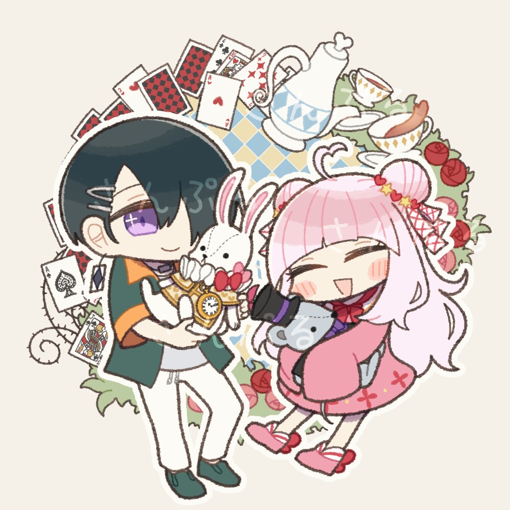 ミニキャラのイラスト描きます グッズ等に使えるゆるかわいいミニキャラのイラストです イメージ5