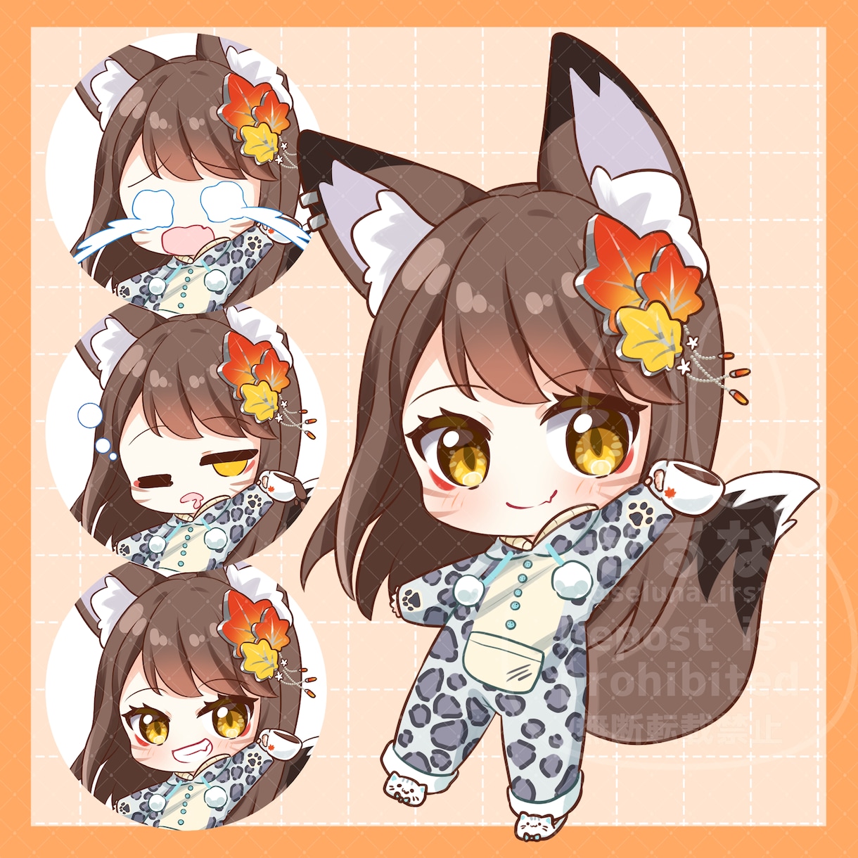 ふわっとかわいいデフォルメキャラを描きます アイコン、サムネ、グッズ等に！ イメージ3