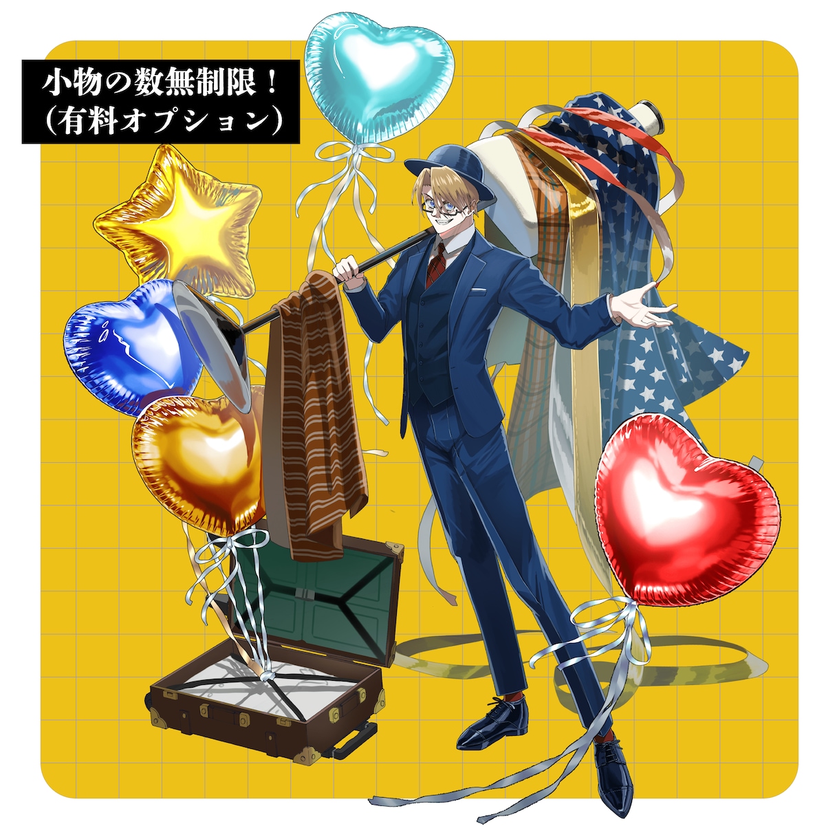 TRPG/配信の立ち絵イラスト制作します 【表情差分1種類無料】戦闘差分描けます イメージ3