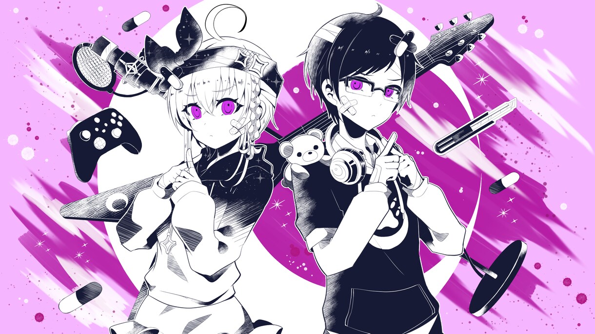 ご希望に沿ったカラーイラスト制作いたします Vtuberさんからのご依頼経験多数！ イメージ3
