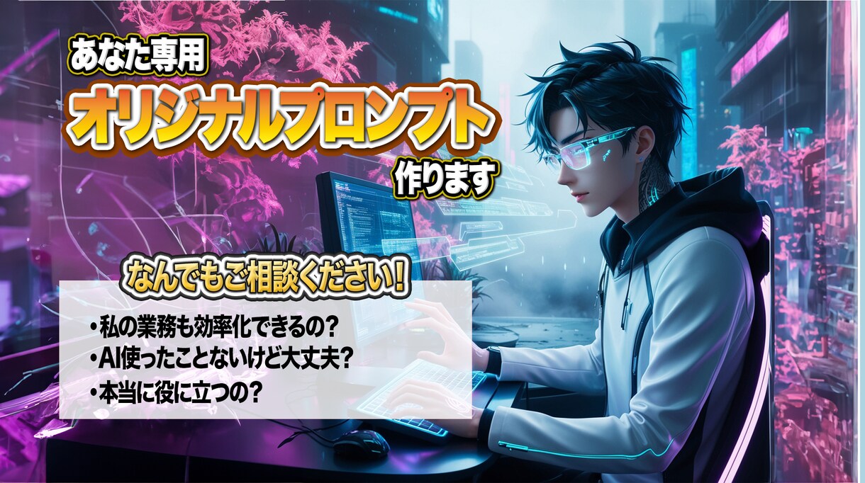 仕事が速くなるAIのプロンプト作成します 【効率化】業務効率アップ！時間短縮のコツ教えます イメージ1