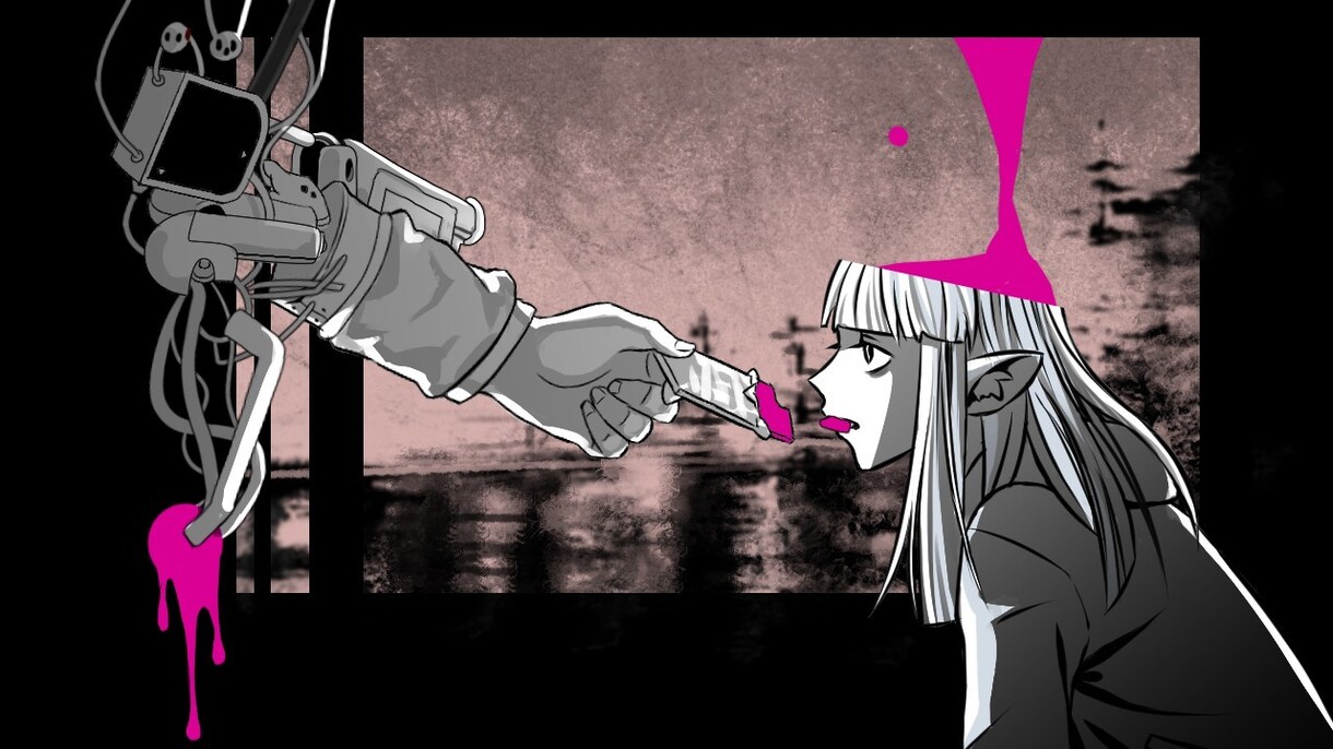歌ってみた動画のイラスト描きます ハイクオリティにあなたのキャラを描きます イメージ6