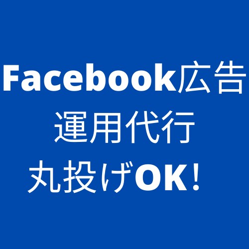 丸ごとFacebook広告運用代行します データマーケティングエキスパートがデータに基づいて運用します イメージ1