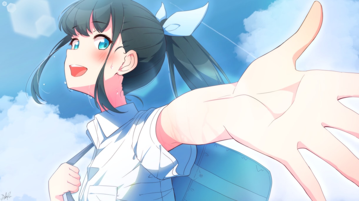 サムネイルやキャラ立ち絵などイラスト全般制作します バストアップから引きの構図まで幅広く対応しています イメージ1