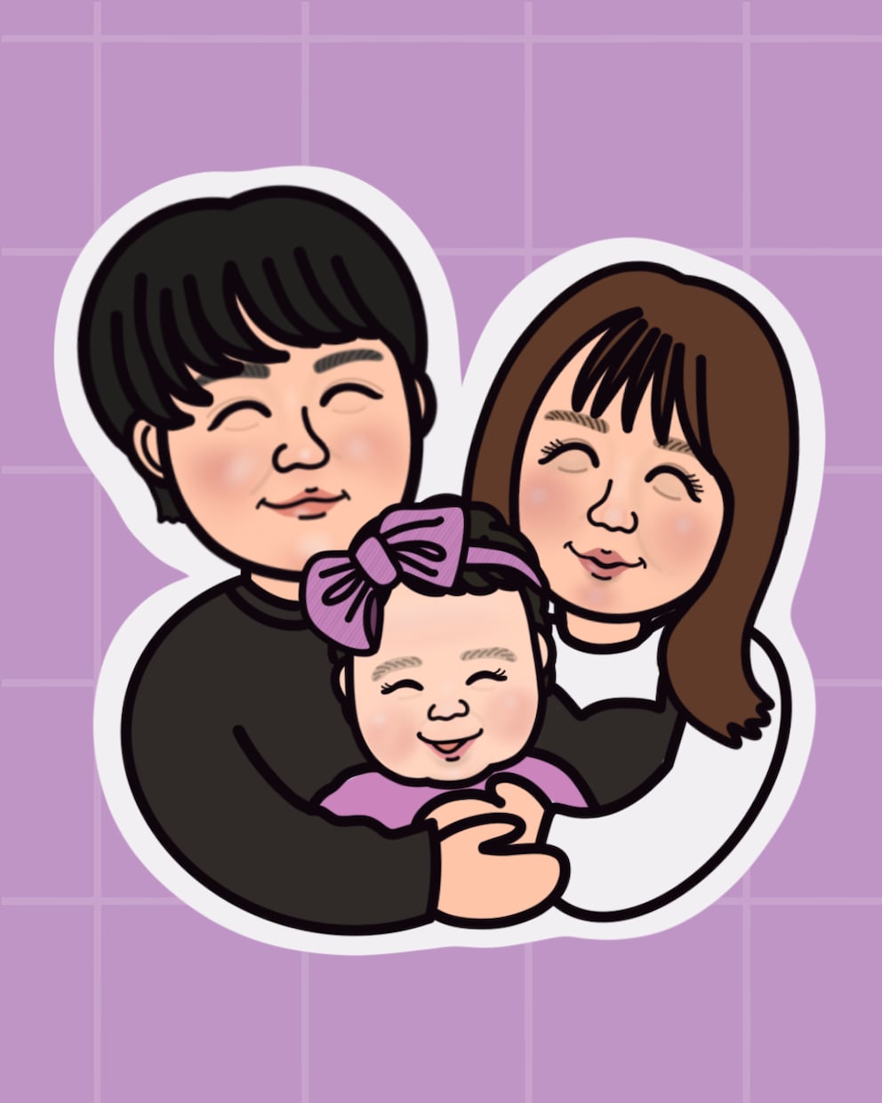 ほっこり可愛いポップな似顔絵描きます その人らしさを大切に笑顔になれる似顔絵をお描きします イメージ7